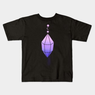 Bi Pride Flag Witchy Pendant Kids T-Shirt